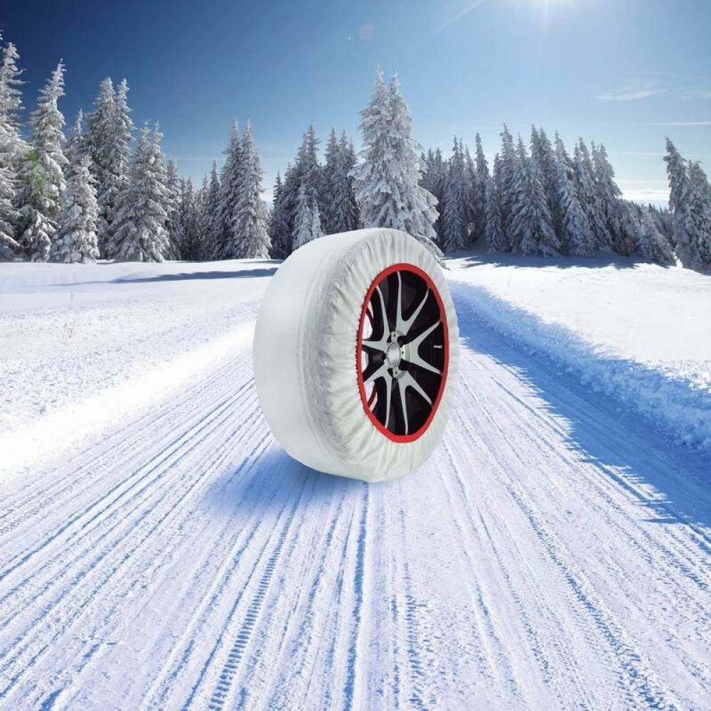 Set 2 huse antiderapante zapada, XXL, albe, 15- 21/22inch, HUSTX05 Husky