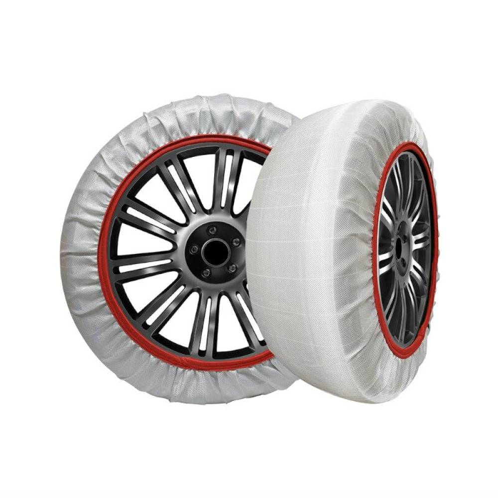 Set 2 huse antiderapante zapada, XXL, albe, 15- 21/22inch, HUSTX05 Husky