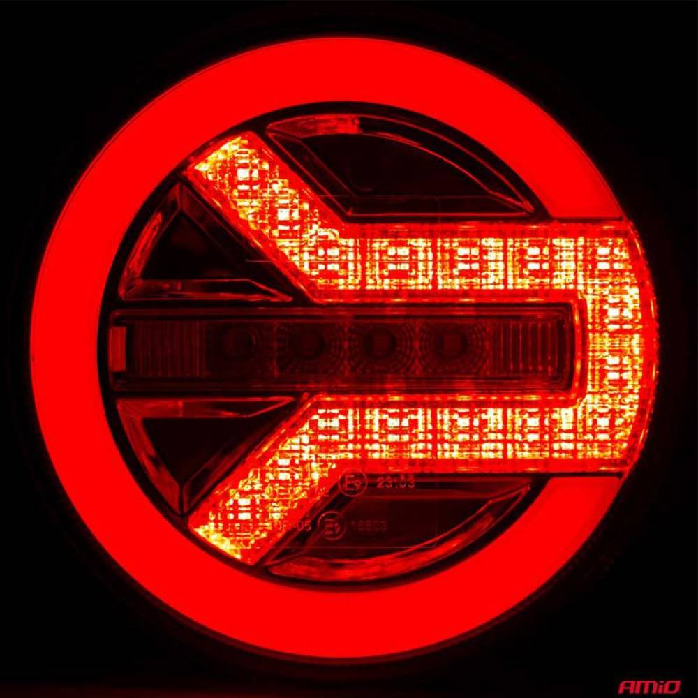 Lampa stop fi140, 3 functii, LED neon, 12-24V, stanga, dreapta 02371 Amio