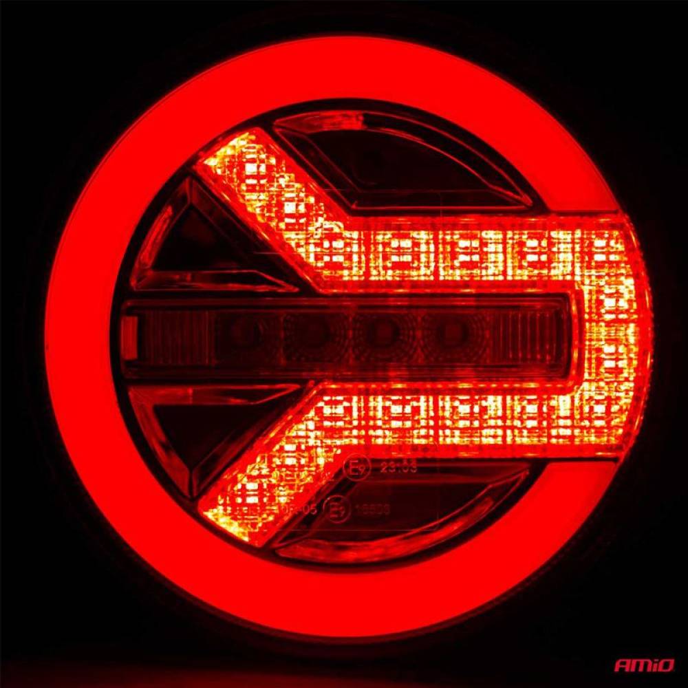 Lampa stop fi140, 3 functii, LED neon, 12-24V, stanga, dreapta 02371 Amio