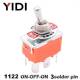 Intrerupator ON/OFF/ON E-TEN 1122, 3 faze, metal, 15A, 250V, 