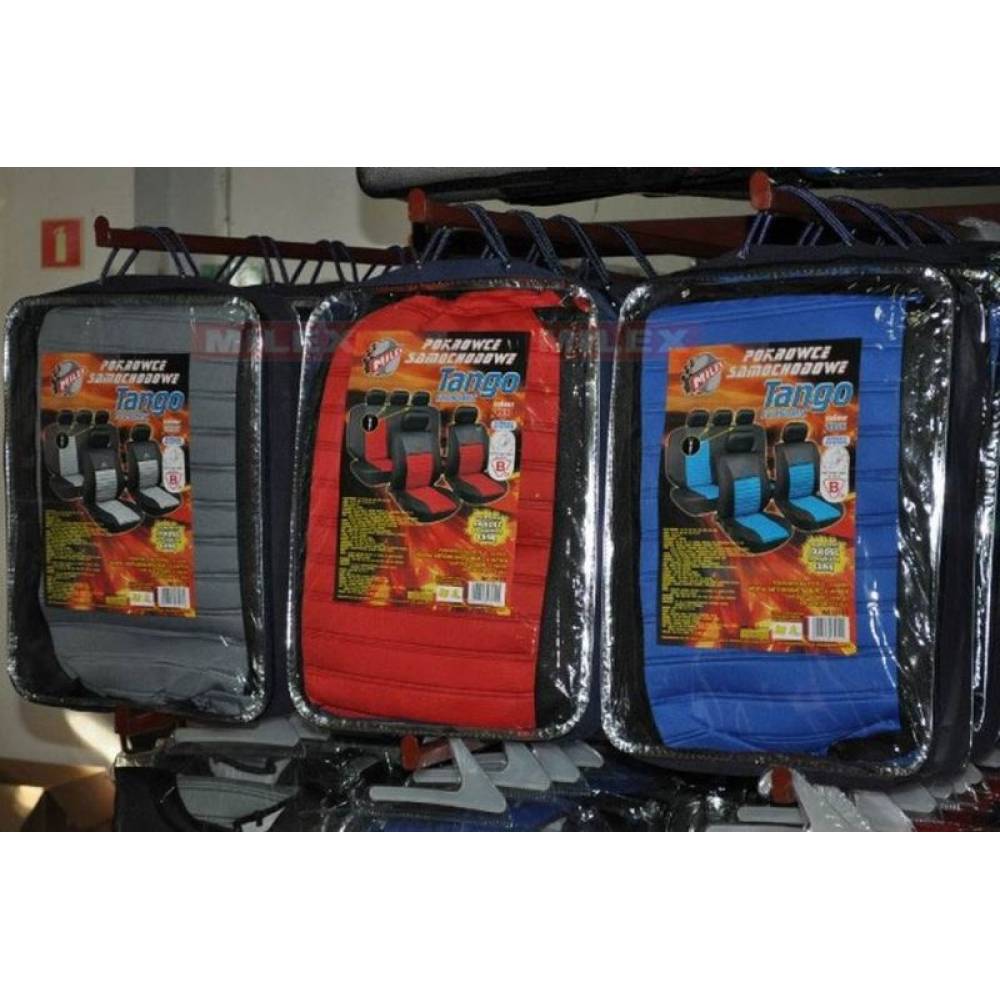Set huse auto universale, airbag, Racing 47012 Tango Blue 7011/3 Set huse auto universale, airbag, Racing 47012 Tango Blue 7011/3