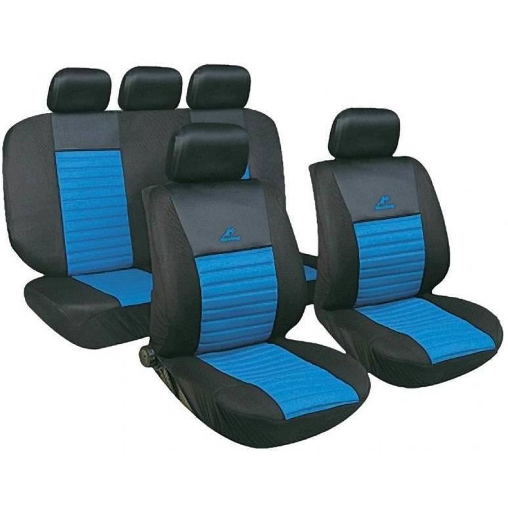 Set huse auto universale, airbag, Racing 47012 Tango Blue 7011/3 Set huse auto universale, airbag, Racing 47012 Tango Blue 7011/3