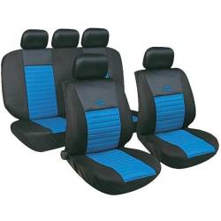 Set huse auto universale, airbag, Racing 47012 Tango Blue 7011/3