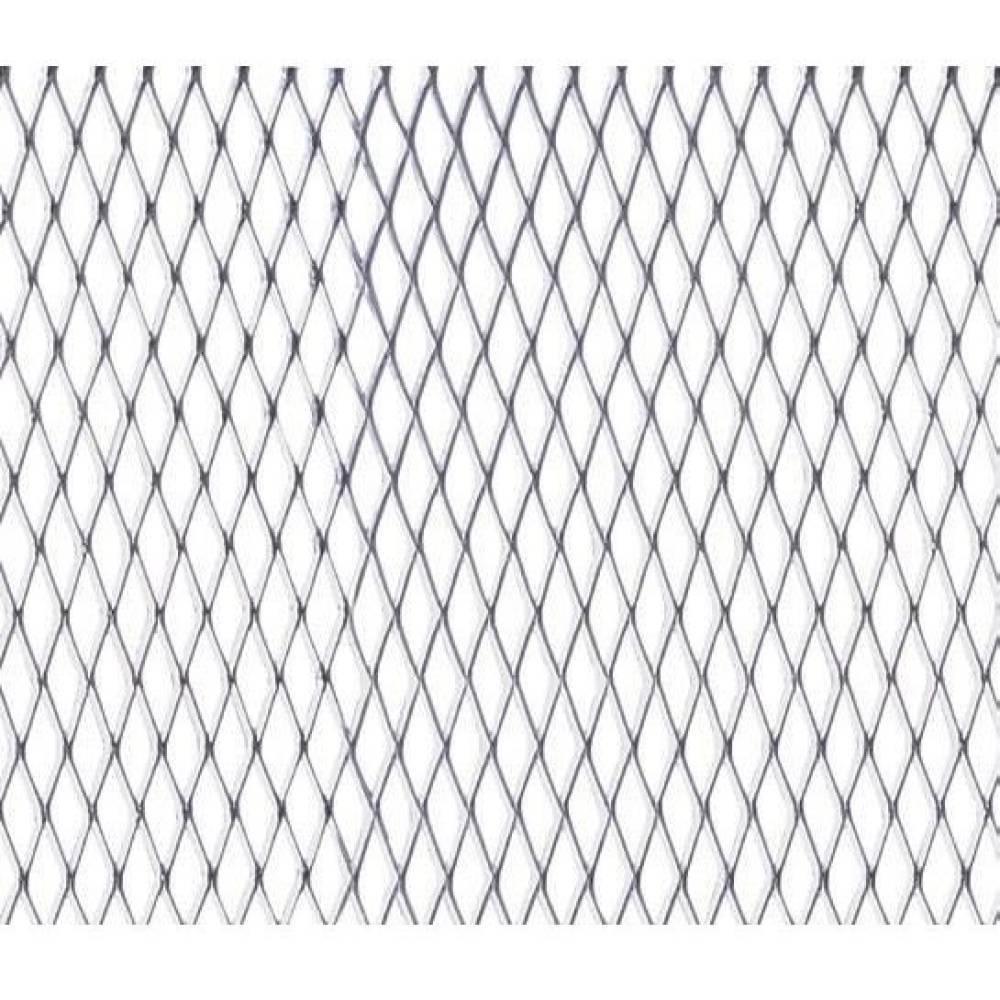 Ornament grila spoiler aluminiu, fagure, plasa 100 x 25cm, ochi 0.6x1.6cm argintiu Alu Grill Net 9706 Automax