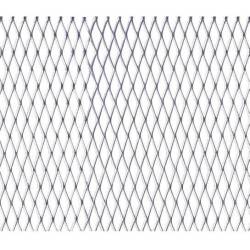 Ornament grila spoiler aluminiu, fagure, plasa 100 x 25cm, ochi 0.6x1.6cm argintiu Alu Grill Net 9706 Automax