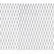 Ornament grila spoiler aluminiu, fagure, plasa 100 x 25cm, ochi 0.6x1.6cm argintiu Alu Grill Net 9706 Automax