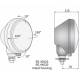 Far tractor rotund Ursus, metal, cu pozitie, fara bec, H4, 43920 Zelmot Wesem Far tractor rotund Ursus, metal, cu pozitie, fara bec, H4, 43920 Zelmot Wesem