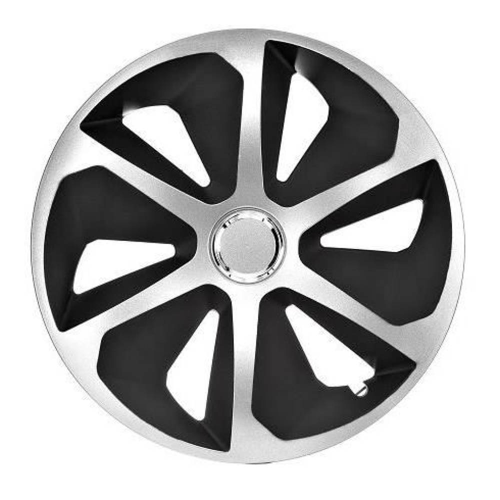 Capace roti 16'' Jestic Roco II cu inel, grafit cu argintiu