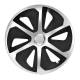 Capace roti 16'' Jestic Roco II cu inel, grafit cu argintiu