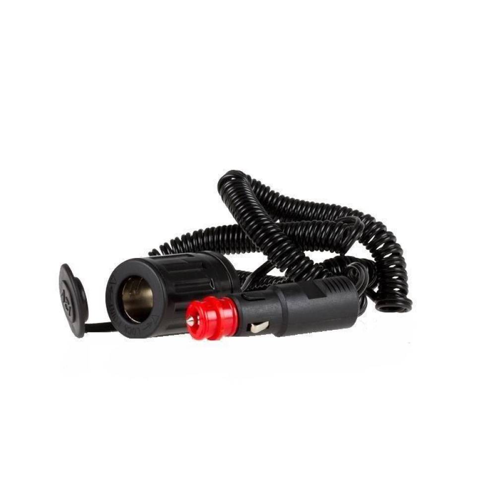 Cablu prelungitor cu priza si stecher, 5m, 12/24V, 6A, 570.00 Alca