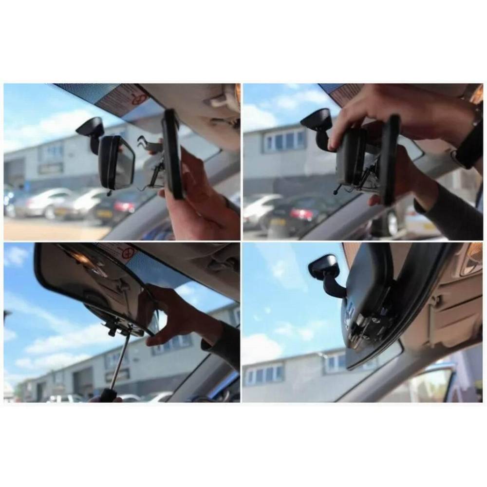 Oglinda panoramica cu cleme cu suruburi 430mm 514.10 Heyner 