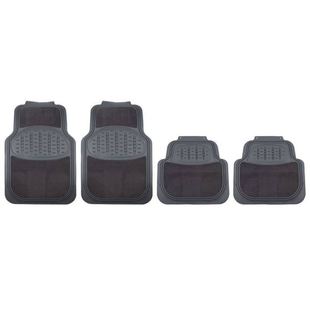Set 4 covorase auto cauciuc cu mocheta gri 731.22 Heyner Set 4 covorase auto cauciuc cu mocheta gri 731.22 Heyner