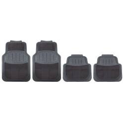 Set 4 covorase auto cauciuc cu mocheta gri 731.22 Heyner