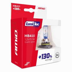 Set 2 becuri HB4 12V 51W, +130W, LumiTec 02104 Amio