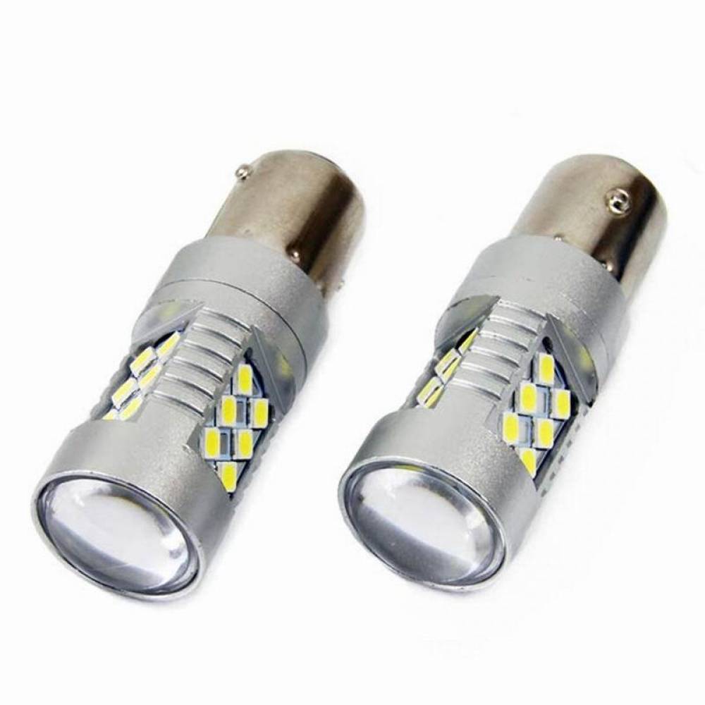 Set 2 becuri semnalizare 24 LED-uri, 12-24V, P21W BA15s, Canbus, 01445 Amio Set 2 becuri semnalizare 24 LED-uri, 12-24V, P21W BA15s, Canbus, 01445 Amio