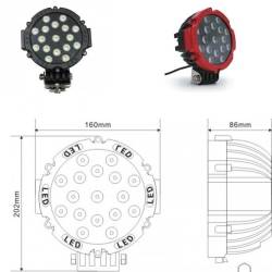 Proiector fi160 faza lunga, off road, 4x4, cu LED, 9-32V, 51W, CH013