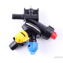 Stropitor complet de capat cu 3 diuze si picurator, pentru erbicidator Agroplast EA72/ AP0-100 / G07/K