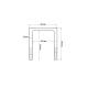 Brida combinator SPC, U M16 4.4.6 125x65x96mm UTB SBD57