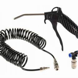 Furtun cu pistol aer cabina, 5m/8mm, gros, 13Atm, mufa T 3/8