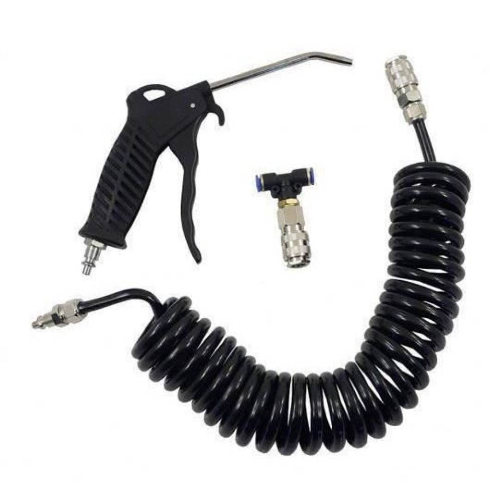 Furtun cu pistol aer cabina, 5m/8mm, gros, 13Atm, mufa T 3/8
