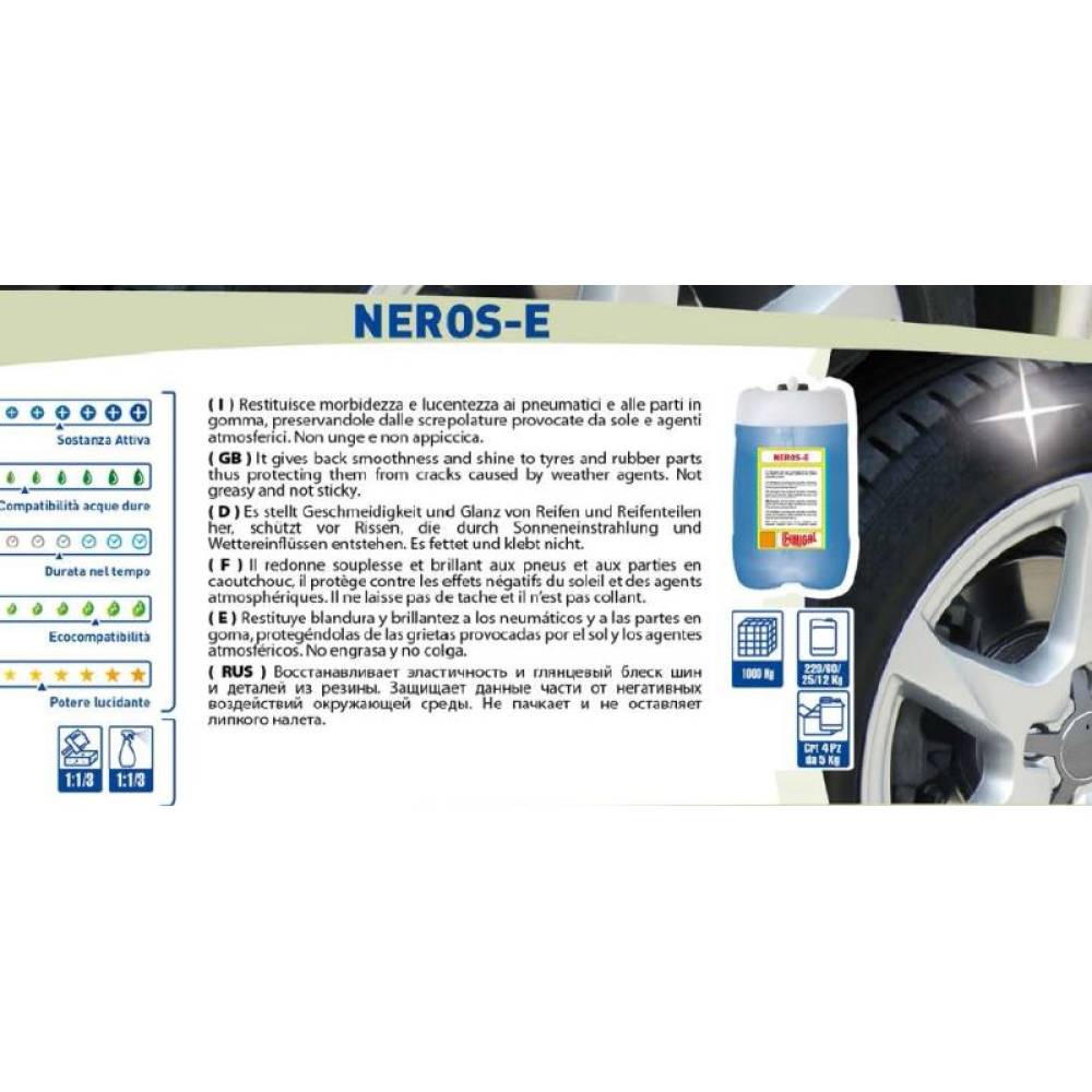 Solutie luciu anvelope Neros-E 12kg Chimigal   