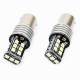 Set 2 becuri semnalizare 15 LED-uri 12/24V, P21W BA15s Canbus 01293 Amio