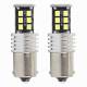 Set 2 becuri semnalizare 15 LED-uri 12/24V, P21W BA15s Canbus 01293 Amio