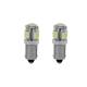 Set 2 becuri bord 5 Led SMD 5050, 12-24V, T4W-BA9S, alb, H.L CAN BA9S