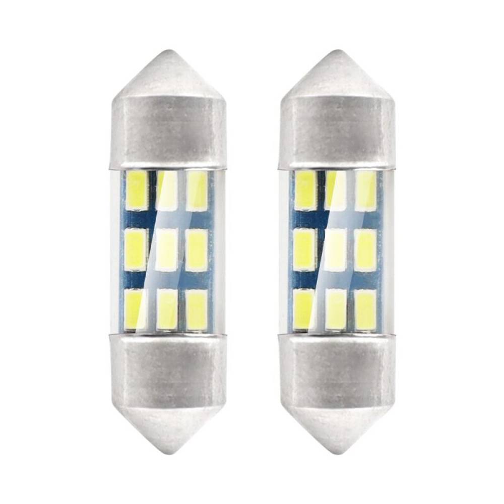 Set 2 becuri sofit 12V/C5W 31mm 9 LED-uri SMD 3014, 01089 Amio Set 2 becuri sofit 12V/C5W 31mm 9 LED-uri SMD 3014, 01089 Amio