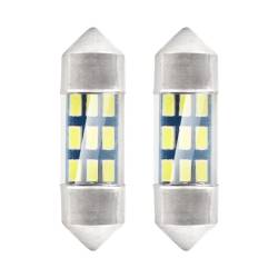 Set 2 becuri sofit 12V/C5W 31mm 9 LED-uri SMD 3014, 01089 Amio