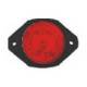 Lampa gabarit fi45, LED, rosie, cu suport cu urechi, 12-24V, M05 Gmak 