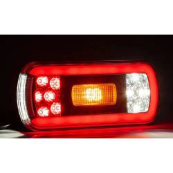 Lampa spate 220x100, 6 functii, cu mers inapoi si numar, LED, FT-130 COF Fristom Lampa spate 220x100, 6 functii, cu mers inapoi si numar, LED, FT-130 COF Fristom
