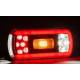 Lampa spate 220x100, 6 functii, cu mers inapoi si numar, LED, FT-130 COF Fristom