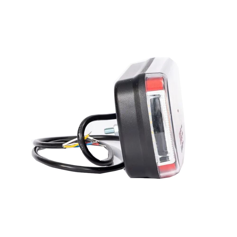Lampa spate 220x100, 6 functii, cu mers inapoi si numar, LED, FT-130 COF Fristom