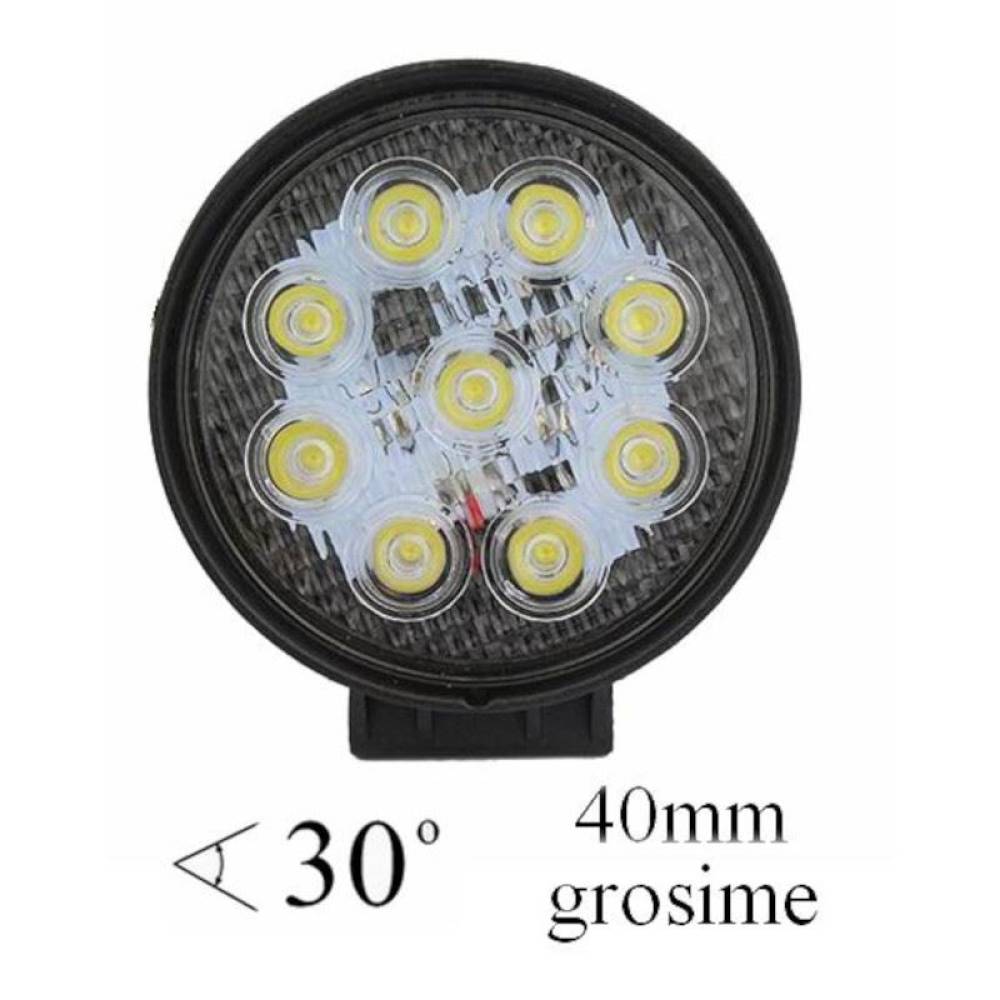 Proiector lucru fi115, LED, 10-30V, 27W, ilunimare spot, 27CIR 