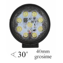 Proiector lucru fi115, LED, 10-30V, 27W, ilunimare spot, 27CIR 