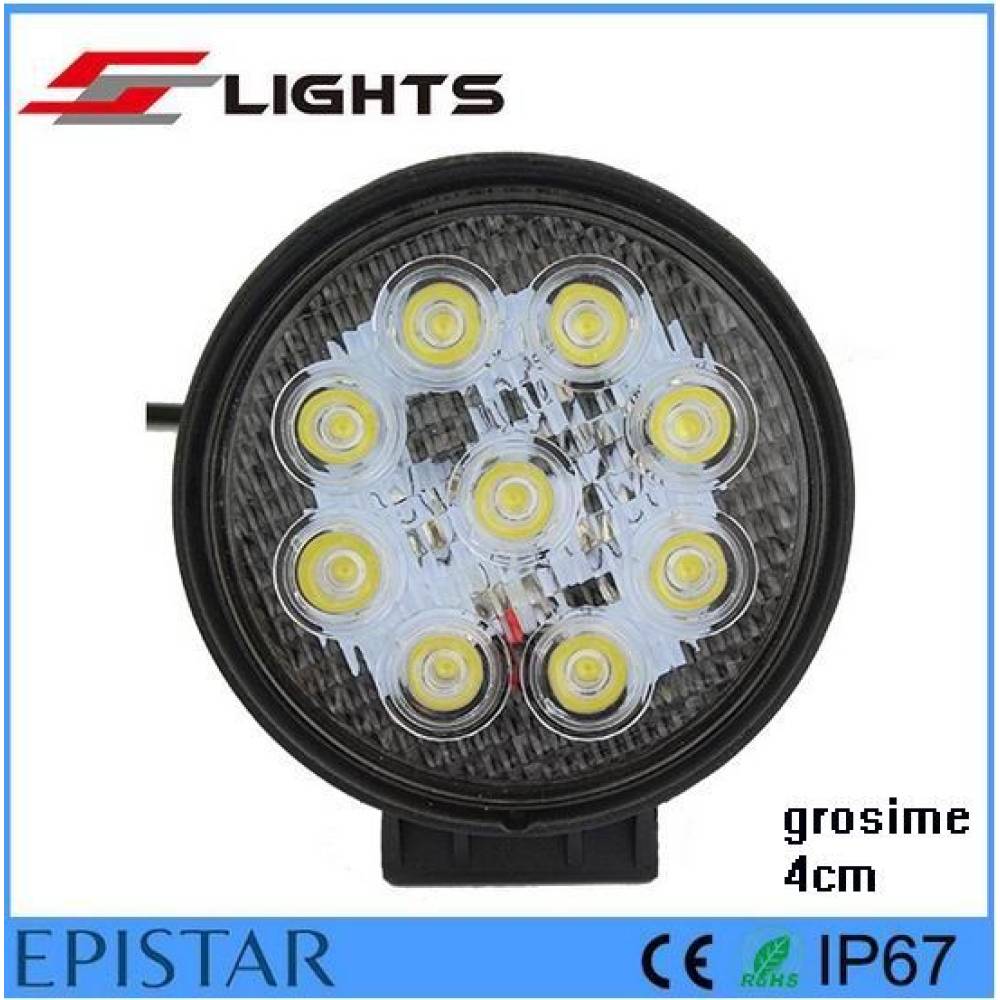Proiector lucru fi115, LED, 10-30V, 27W, ilunimare spot, 27CIR 