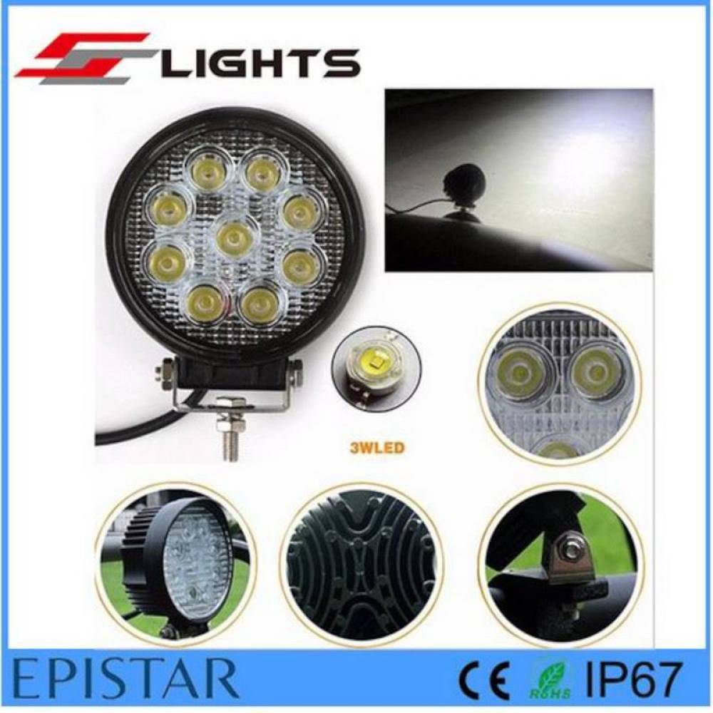 Proiector lucru fi115, LED, 10-30V, 27W, ilunimare spot, 27CIR 