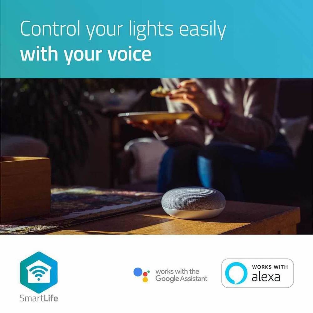 Bec LED Smart WiFi, E27, 800 lm, 9W, 2700 K, Nedis