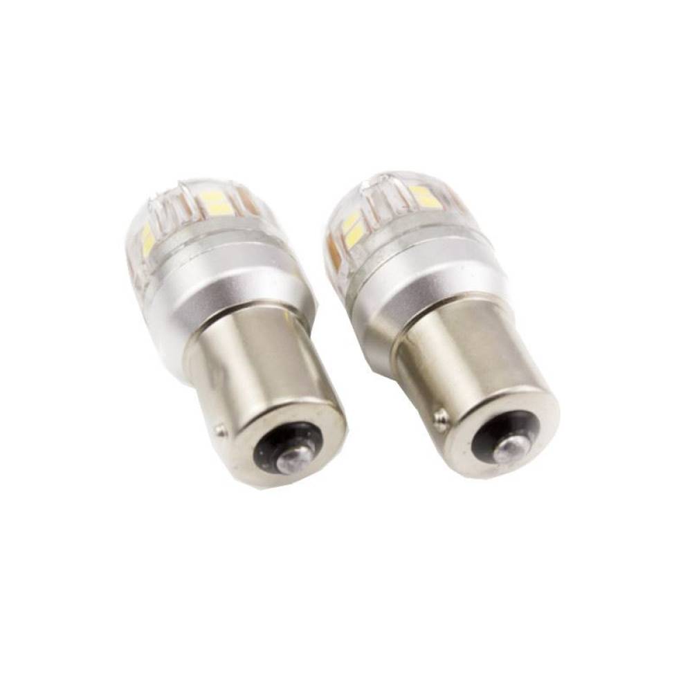 Set 2 becuri semnalizare LED 12/24V P21W BA15S Canbus, CAN139 Carguard