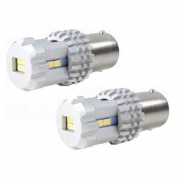 Set 2 becuri semnalizare 12 LED-uri, 12/24V, P21W, Canbus 02449 Amio