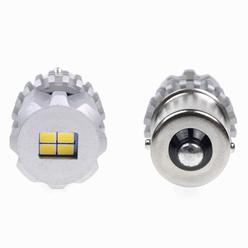 Set 2 becuri semnalizare 12 LED-uri, 12/24V, P21W, Canbus 02449 Amio