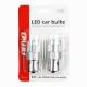 Set 2 becuri semnalizare 12 LED-uri, 12/24V, P21W, Canbus 02449 Amio