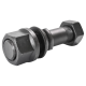 Prezon roata remorca 7.5T echipat cu piulita, L=100mm, M20/M22x1.5 1812 / tc12