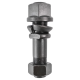 Prezon roata remorca 7.5T echipat cu piulita, L=100mm, M20/M22x1.5 1812 / tc12