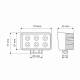 Proiector lucru 110x60, 6 LED-uri, 10-30V, 18W, 1200lm, TT.13206