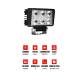 Proiector lucru 110x60, 6 LED-uri, 10-30V, 18W, 1200lm, TT.13206
