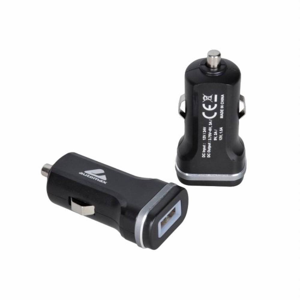 Incarcator auto 1 USB Qualcome QuickCharge 3.0, 12-24V 3A 4113 Automax