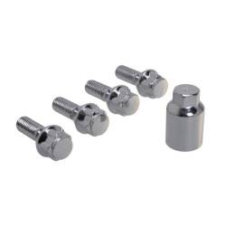 Set 4 piulite pentru prezoane antifurt roti,14x1.5 x25C, conic 7886 Automax